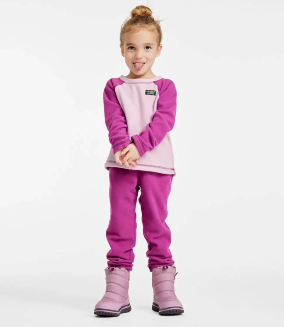 Flash Sale L.L.Bean "Infants' and Toddlers' Fitness Fleece Long-Sleeve Tee/Pants Set, Colorblock"