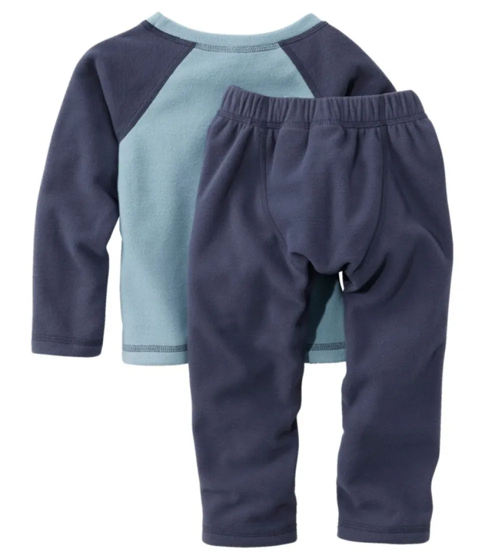 Flash Sale L.L.Bean "Infants' and Toddlers' Fitness Fleece Long-Sleeve Tee/Pants Set, Colorblock"