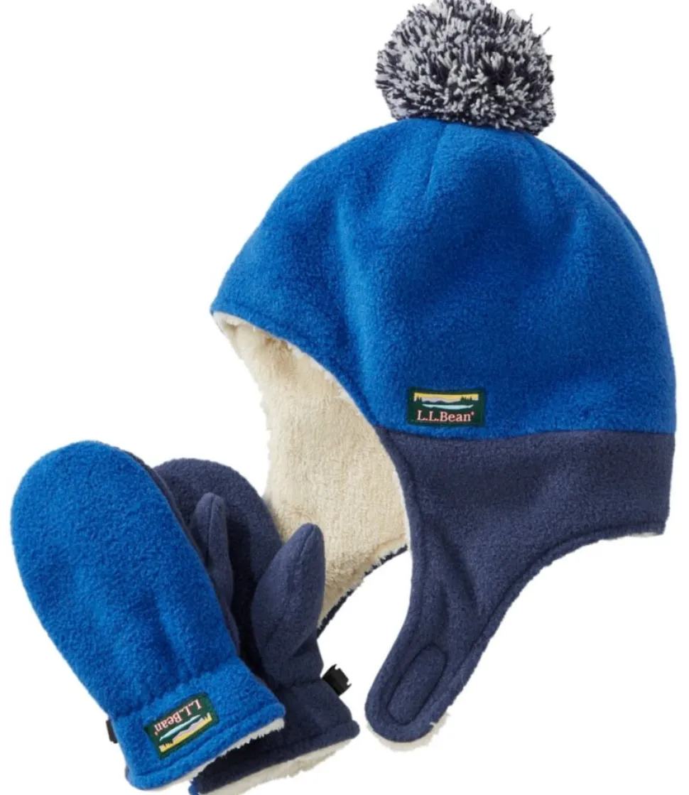 Best Sale L.L.Bean "Infants' and Toddlers' Mountain Classic Fleece Hat and Mitten Set"
