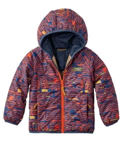 New L.L.Bean "Infants' and Toddlers' Mountain Bound Reversible Hooded Jacket, Print" NightGeo
