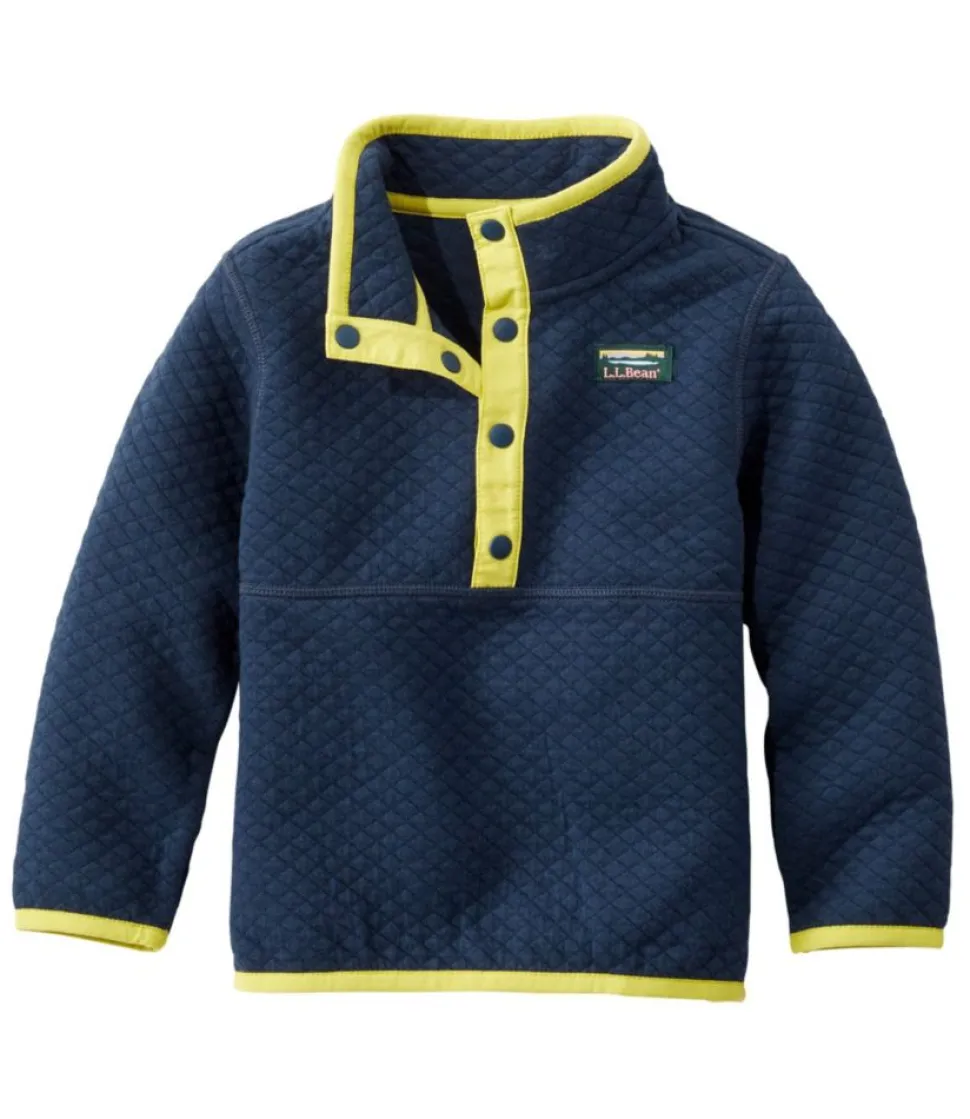 New L.L.Bean "Infants' and Toddler's Quilted Quarter-Snap Pullover"