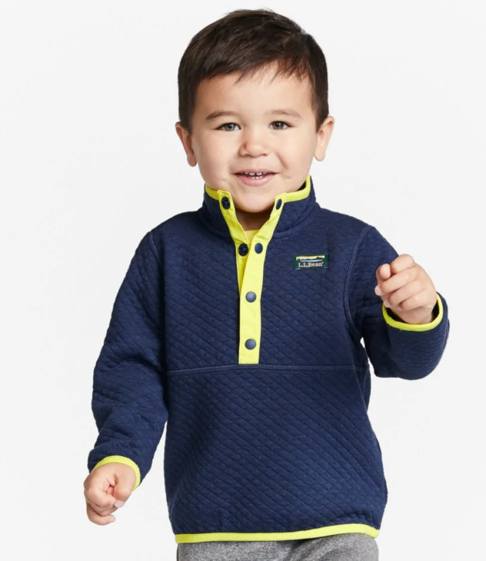 New L.L.Bean "Infants' and Toddler's Quilted Quarter-Snap Pullover"