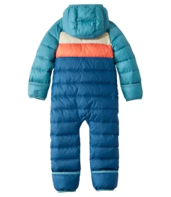 Hot L.L.Bean "Infants' Ultralight 650 Down Bunting, Colorblock" EveningBlueColorBlock