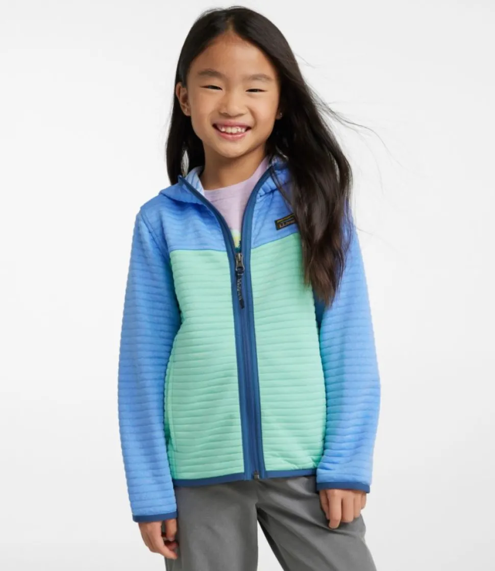 Cheap L.L.Bean "Kids' Airlight Full-Zip Hoodie, Colorblock"