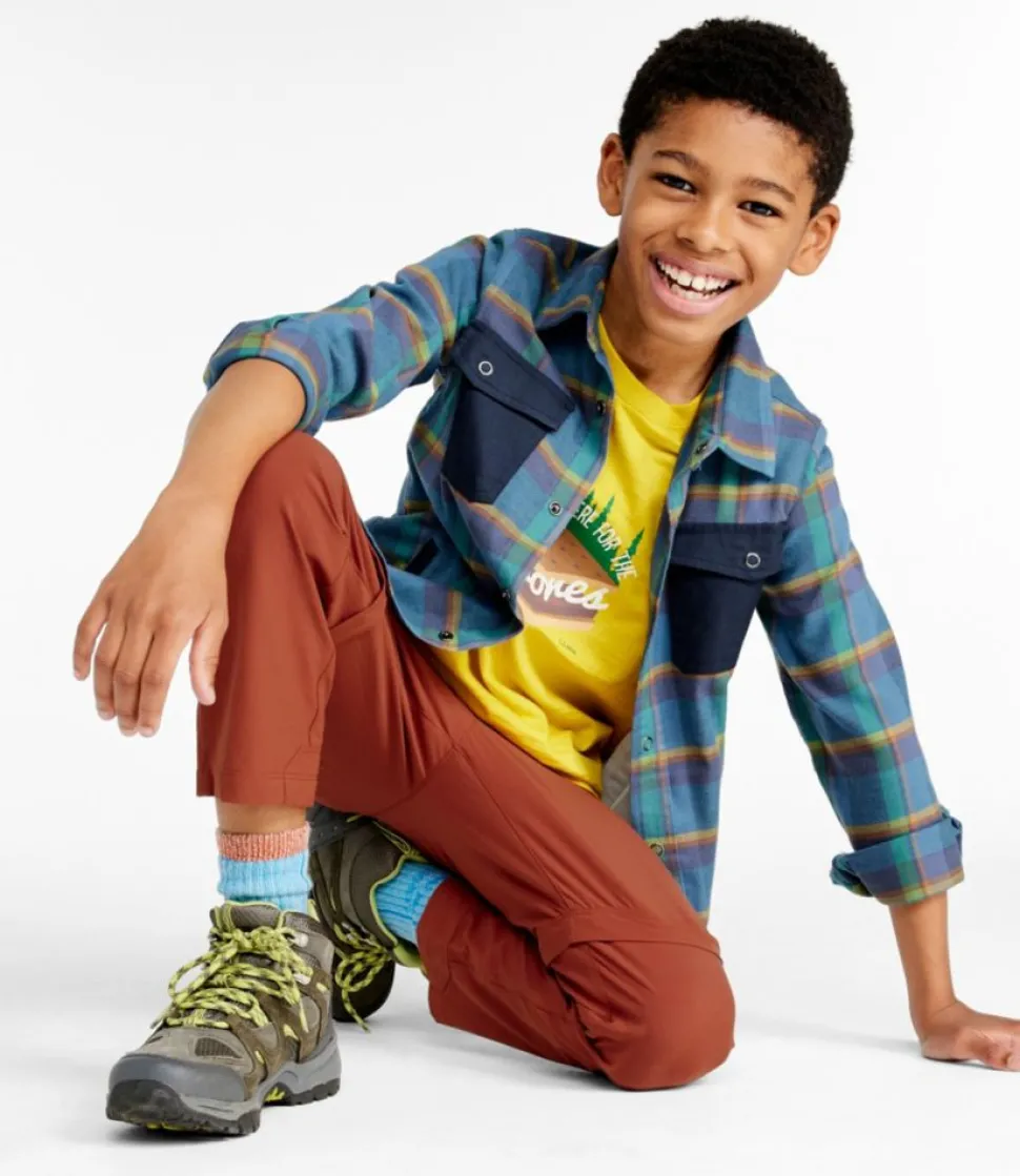 Shop L.L.Bean "Kids' BeanFlex All-Season Flannel Shirt"