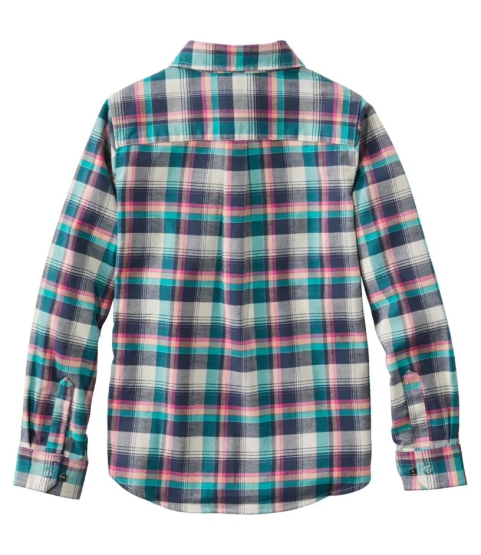 Shop L.L.Bean "Kids' BeanFlex All-Season Flannel Shirt"