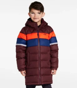 New L.L.Bean "Kids' Bean's Down Coat, Colorblock"