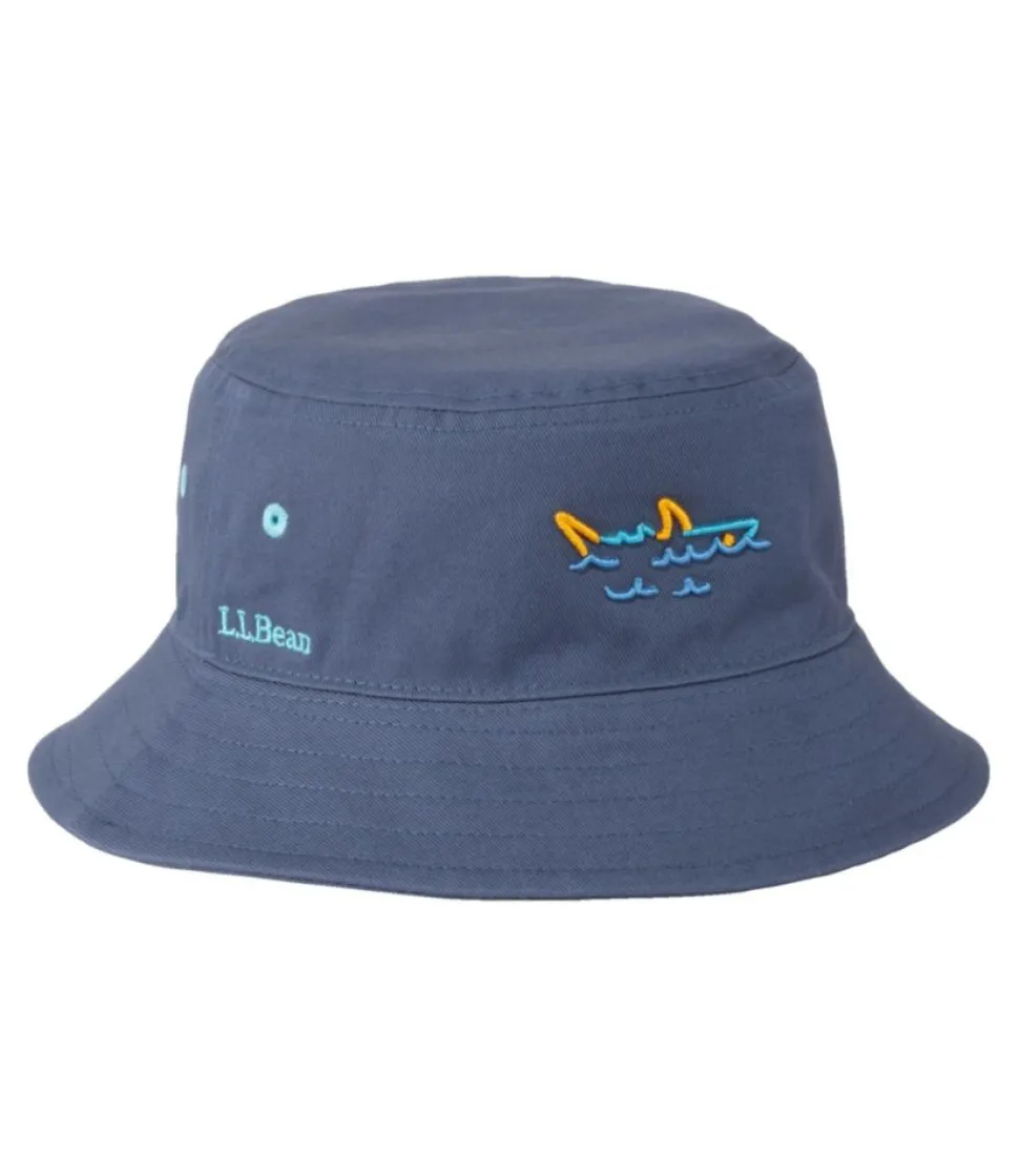 Online L.L.Bean "Kids' Bean's Reversible Cotton Bucket Hat" DeepGreenMountain