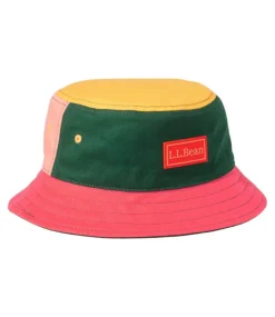 Online L.L.Bean "Kids' Bean's Reversible Cotton Bucket Hat" DeepGreenMountain