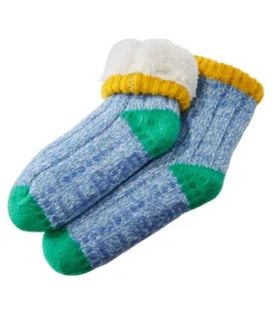 Cheap L.L.Bean "Kids' Cozy Gripper Socks"