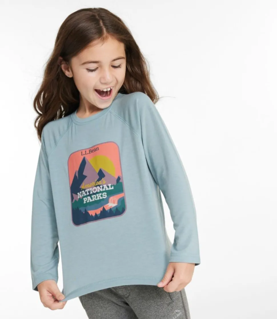 Cheap L.L.Bean "Kids' Everyday SunSmart® Tee, Long-Sleeve"