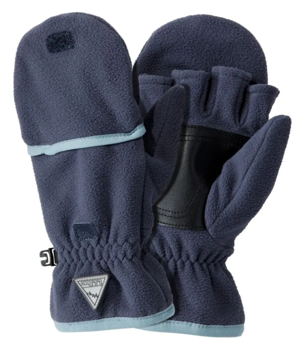 Hot L.L.Bean "Kids' Fitness Fleece Convertible Mittens"