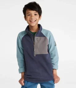 Sale L.L.Bean "Kids' Fitness Fleece, Quarter-Zip"