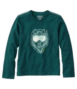 Best L.L.Bean "Kids' Graphic Tee, Long-Sleeve Glow-in-the-Dark"