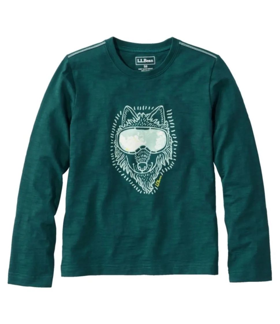 Best L.L.Bean "Kids' Graphic Tee, Long-Sleeve Glow-in-the-Dark"