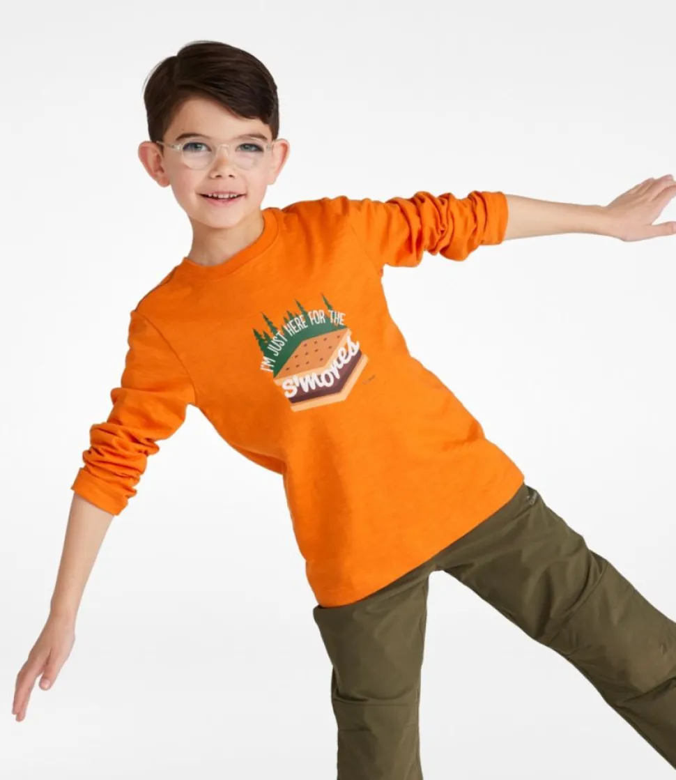 Best L.L.Bean "Kids' Graphic Tee, Long-Sleeve Glow-in-the-Dark"
