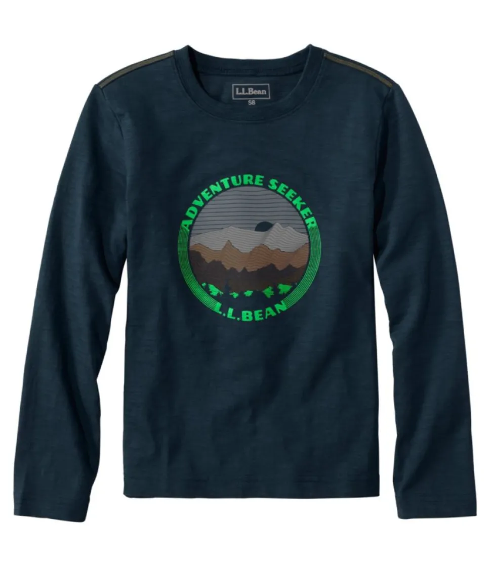 Best L.L.Bean "Kids' Graphic Tee, Long-Sleeve Glow-in-the-Dark"