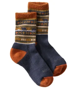 Clearance L.L.Bean "Kids' Katahdin Hiker Socks, Print"