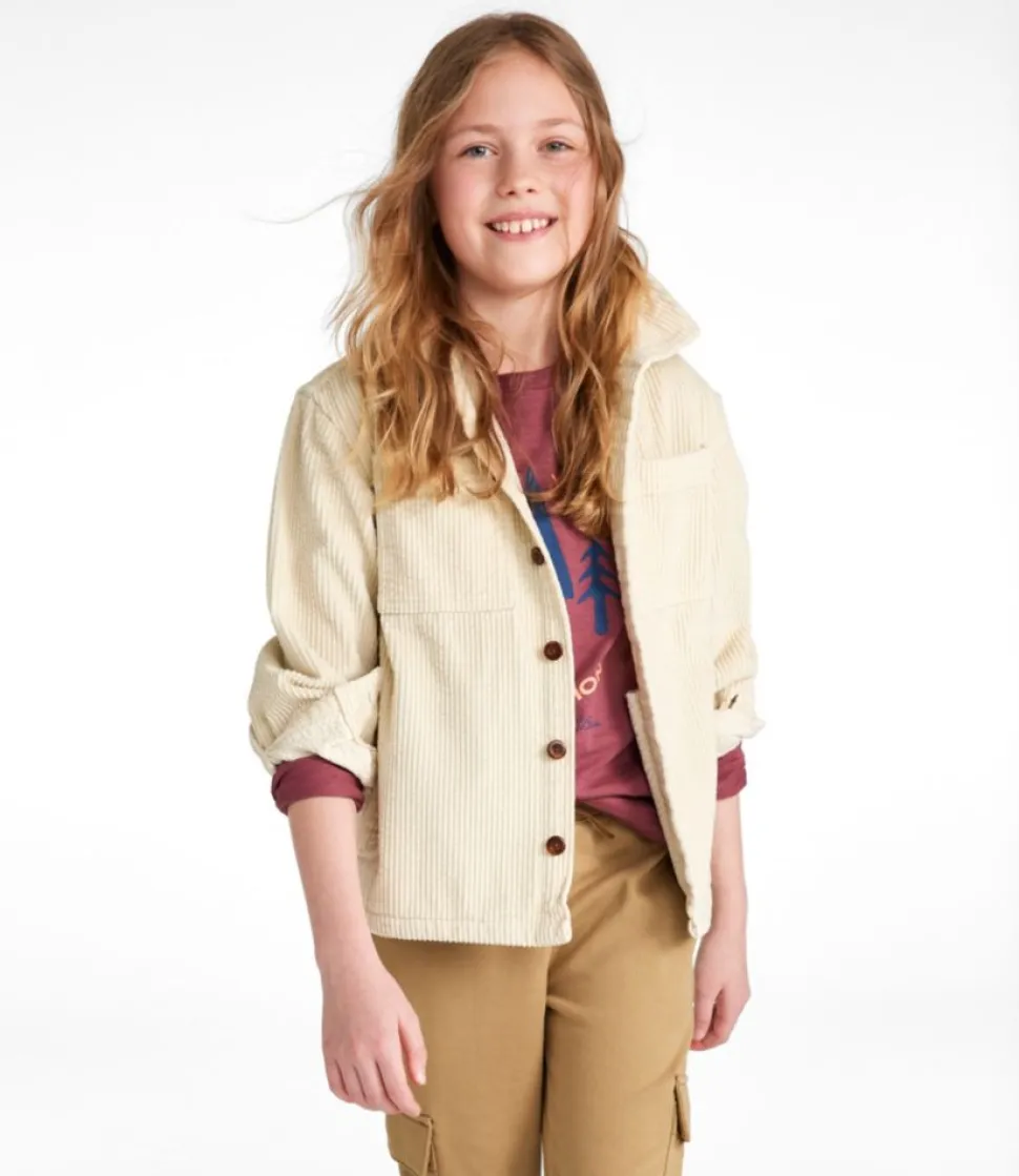 Outlet L.L.Bean "Kids' Comfort Corduroy Shirt"