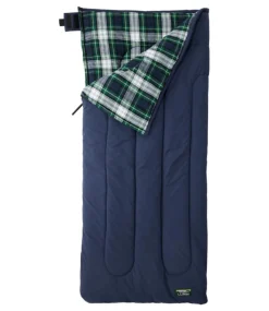 Cheap L.L.Bean "Kids' Flannel Lined Camp Sleeping Bag, 40°"
