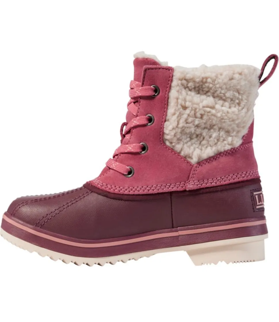 Store L.L.Bean "Kids' Rangeley Sherpa Boots" FadedRose/Burgundy