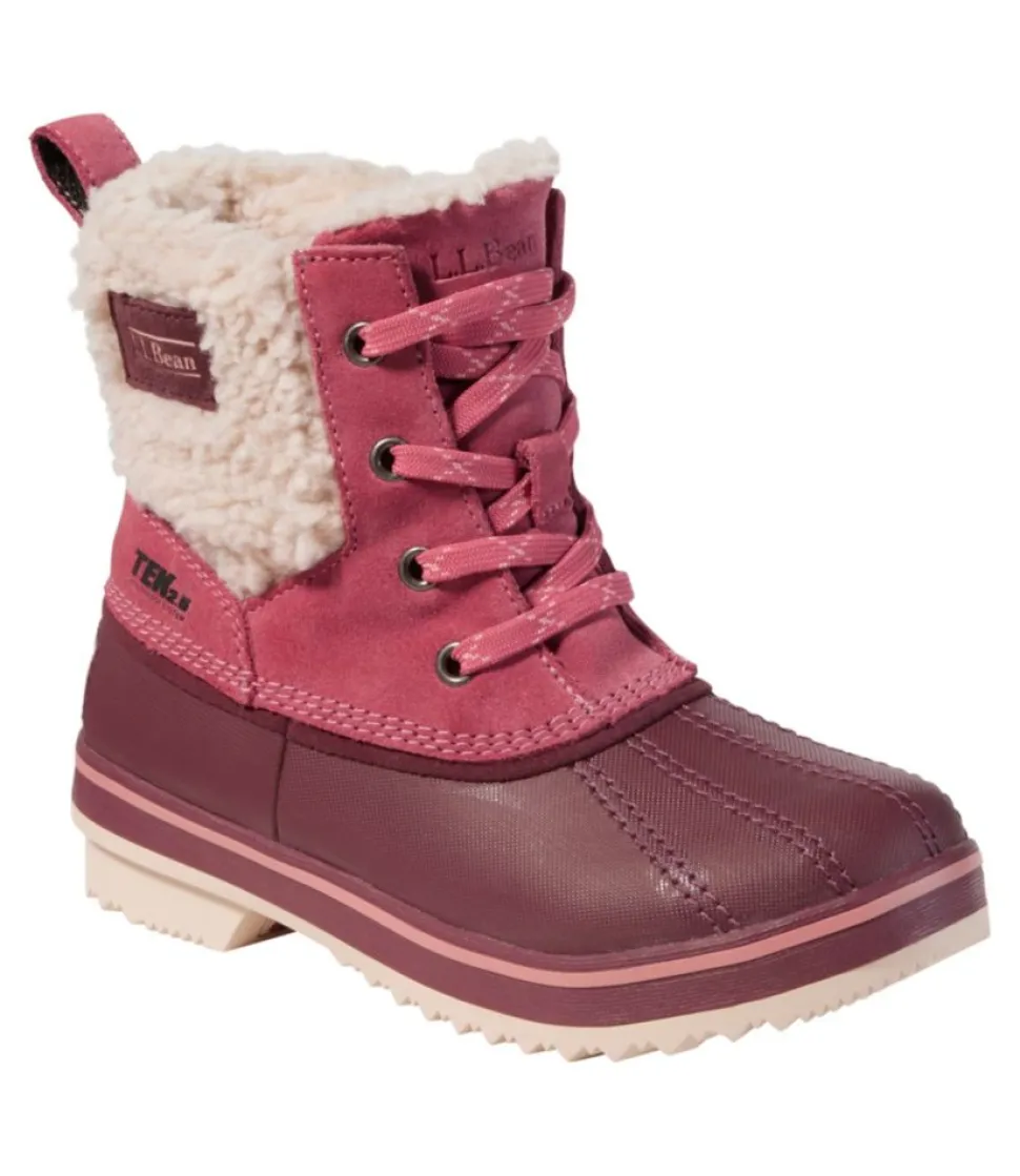 Store L.L.Bean "Kids' Rangeley Sherpa Boots" FadedRose/Burgundy