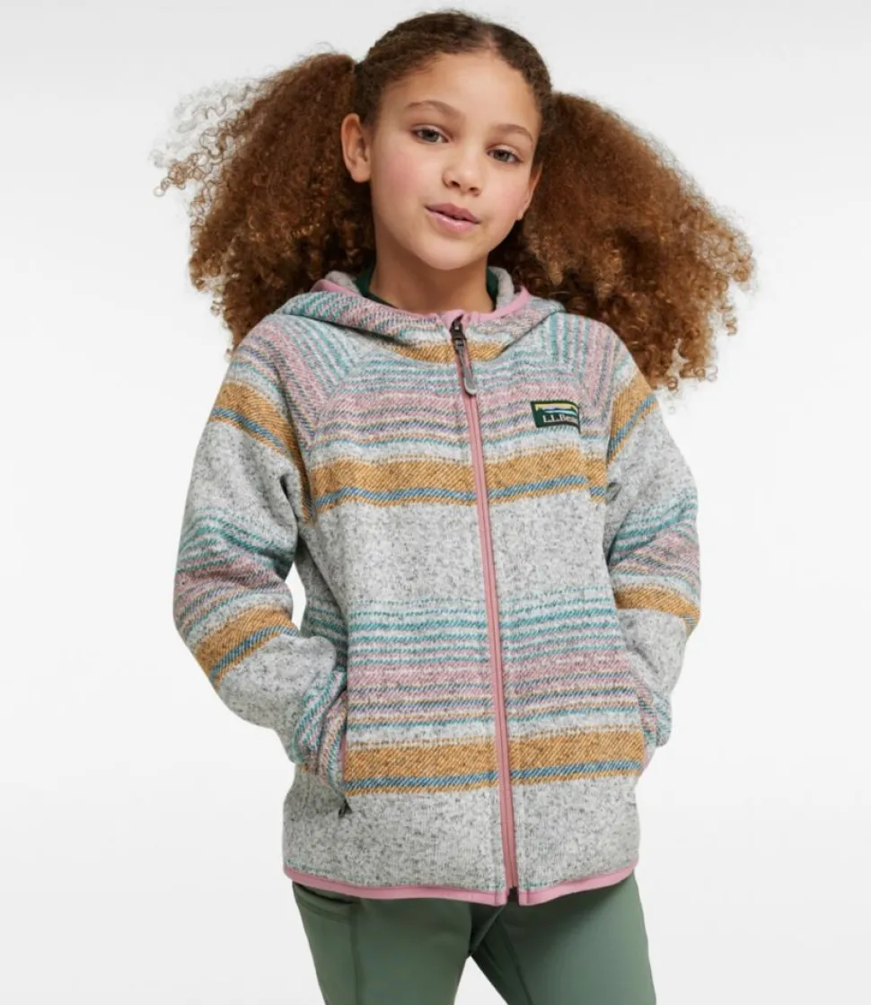 Hot L.L.Bean "Kids' Sweater Fleece, Hooded Print"
