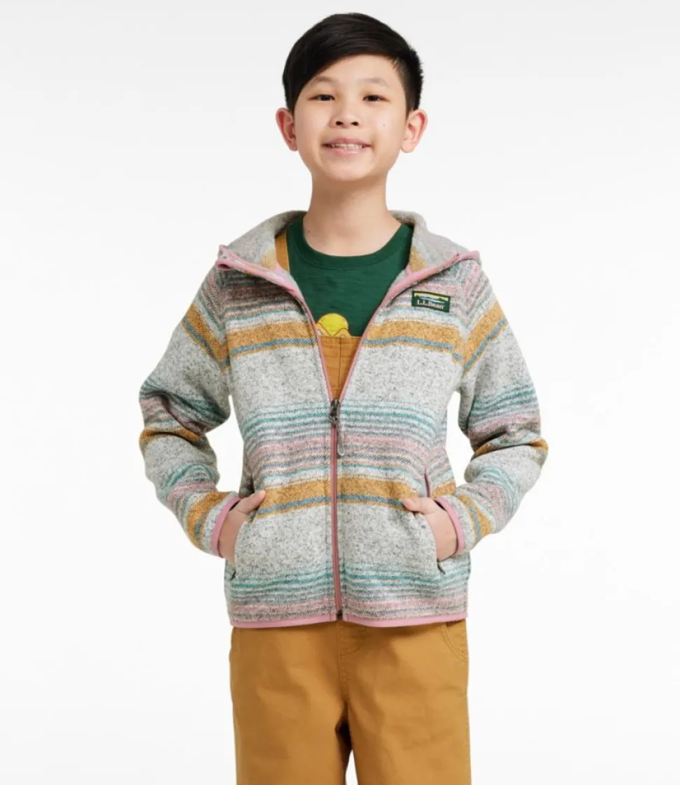 Hot L.L.Bean "Kids' Sweater Fleece, Hooded Print"