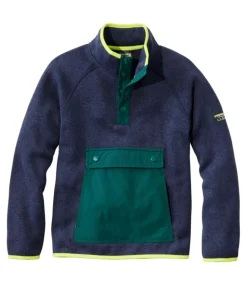 Cheap L.L.Bean "Kids' Sweater Fleece, Half-Snap"