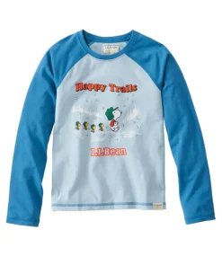 Clearance L.L.Bean "Kids' x Peanuts Long-Sleeve Baseball Tee"