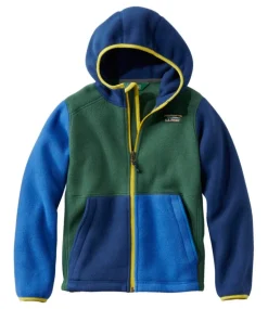 Best L.L.Bean "Kids' Mountain Classic Fleece, Hooded Colorblock"