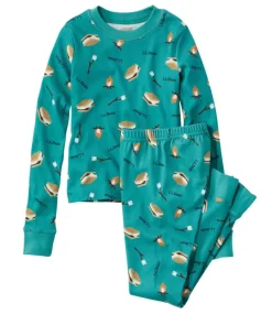 New L.L.Bean "Kids' Organic Cotton Fitted Pajamas"