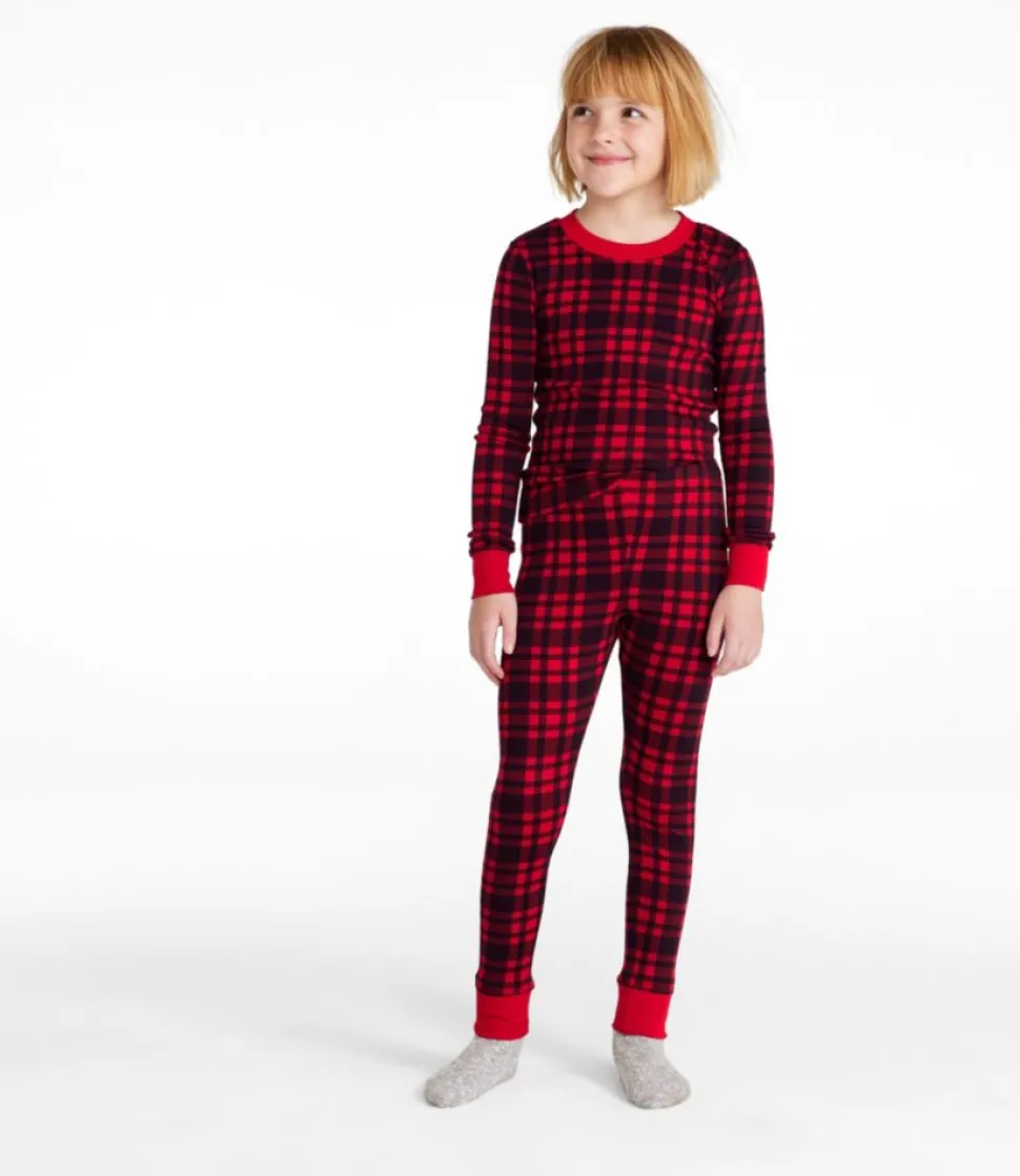 New L.L.Bean "Kids' Organic Cotton Fitted Pajamas"