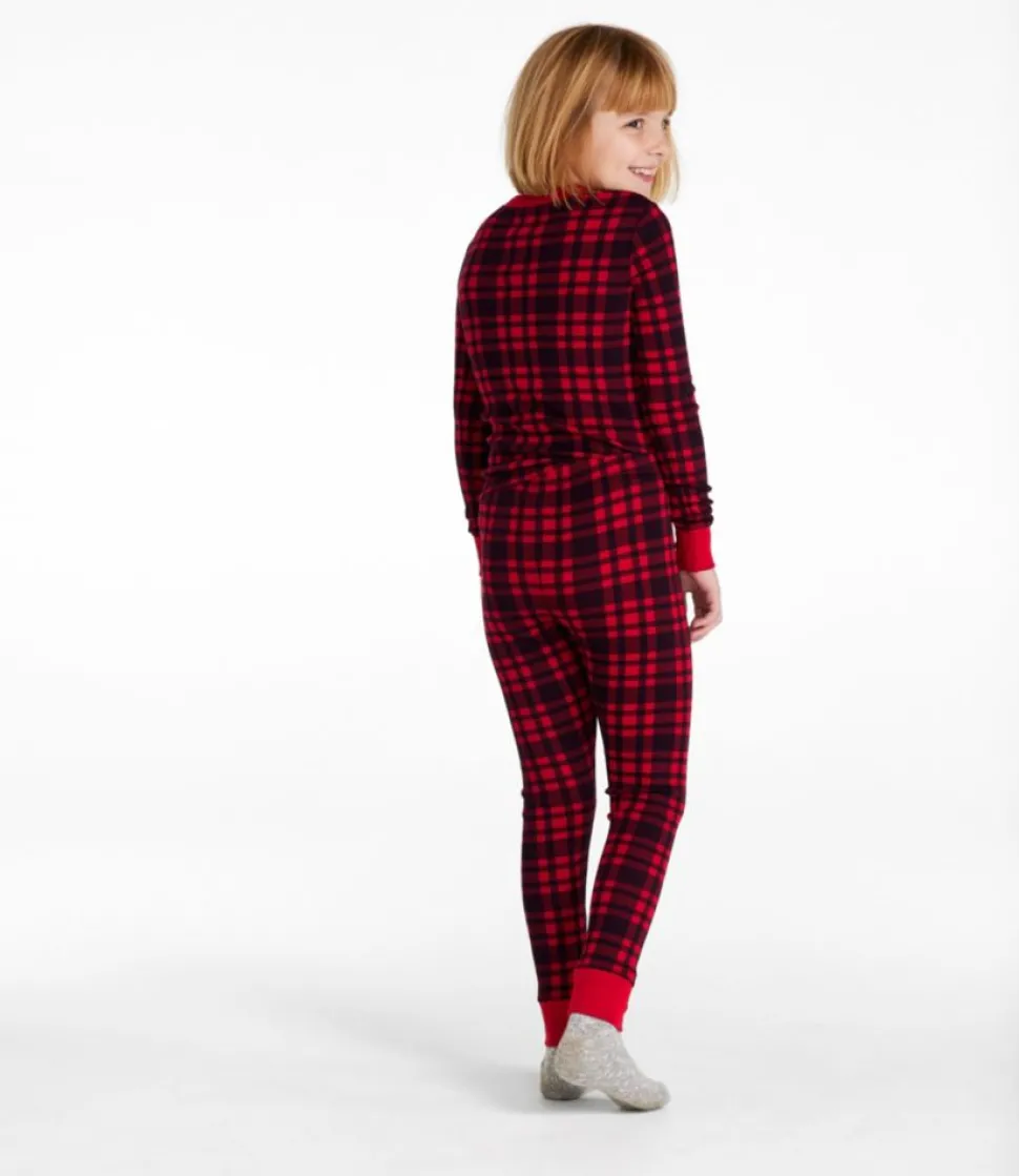 New L.L.Bean "Kids' Organic Cotton Fitted Pajamas"