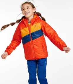 Cheap L.L.Bean "Kids' PrimaLoft Packaway Hooded Jacket, Colorblock"