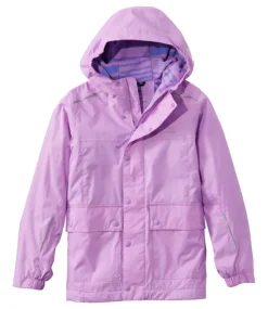 Discount L.L.Bean "Kids' Puddle Stomper Rain Jacket, Lined"