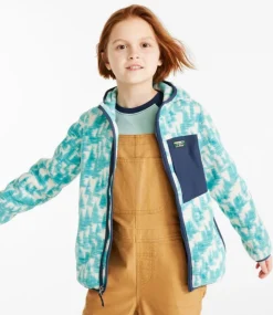 Cheap L.L.Bean "Kids' Retro Mountain Classic Fleece Jacket, Print"