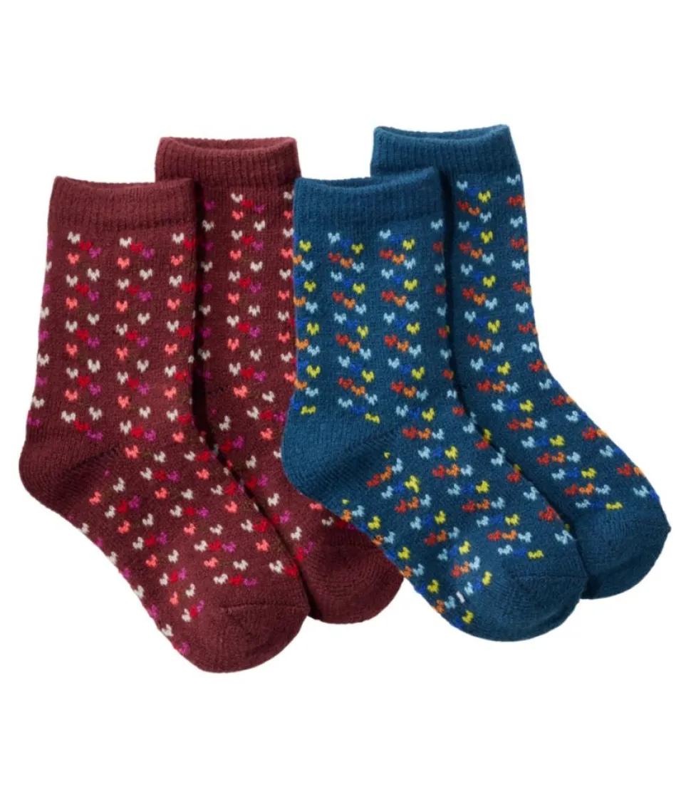Store L.L.Bean "Kids' Sweater Weather Socks, Two-Pack"