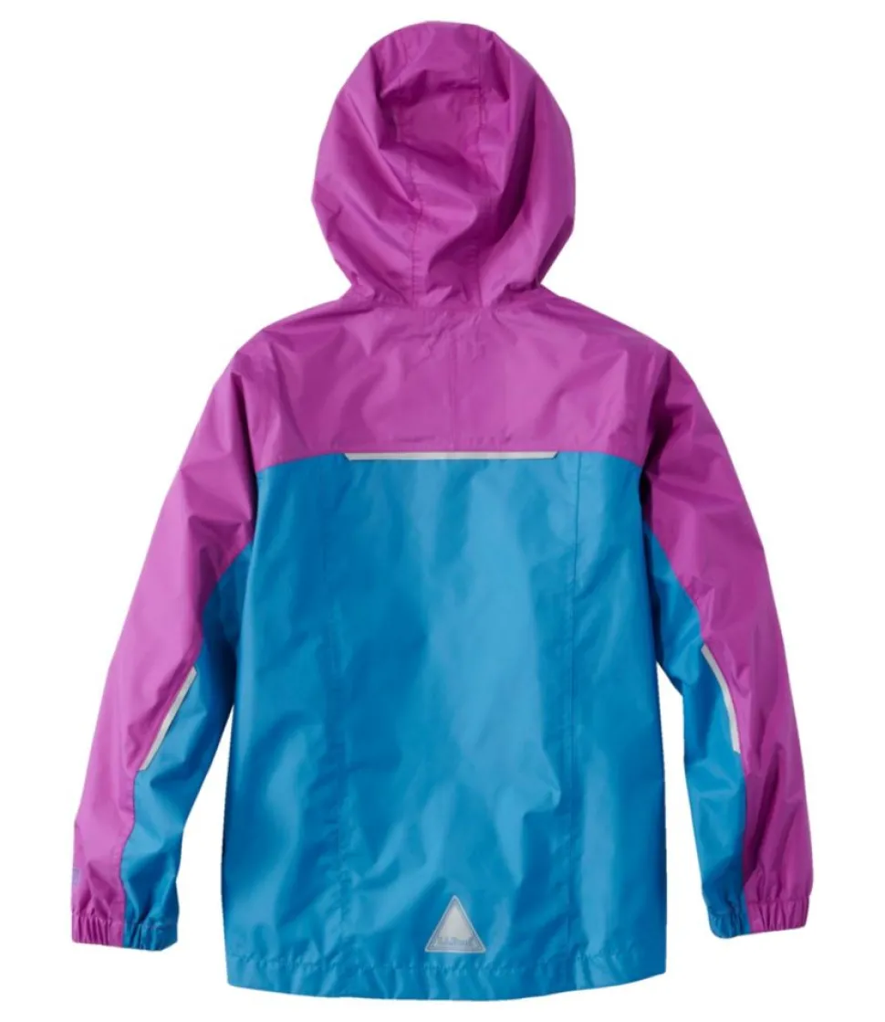 Clearance L.L.Bean "Kids' Trail Model Rain Jacket, Colorblock"