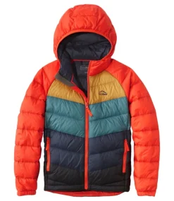 Best L.L.Bean "Kids' Ultralight 650 Down Jacket, Colorblock"