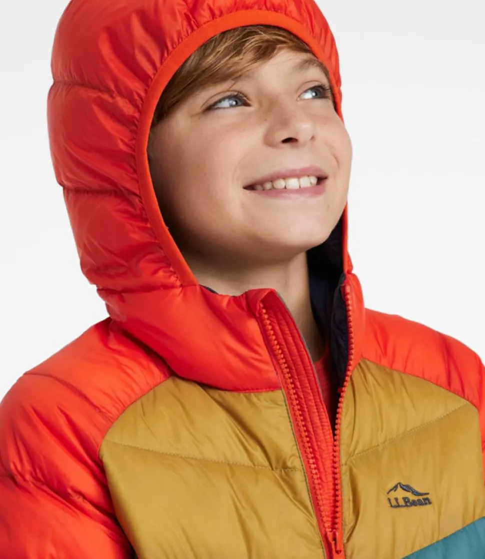 Best L.L.Bean "Kids' Ultralight 650 Down Jacket, Colorblock"