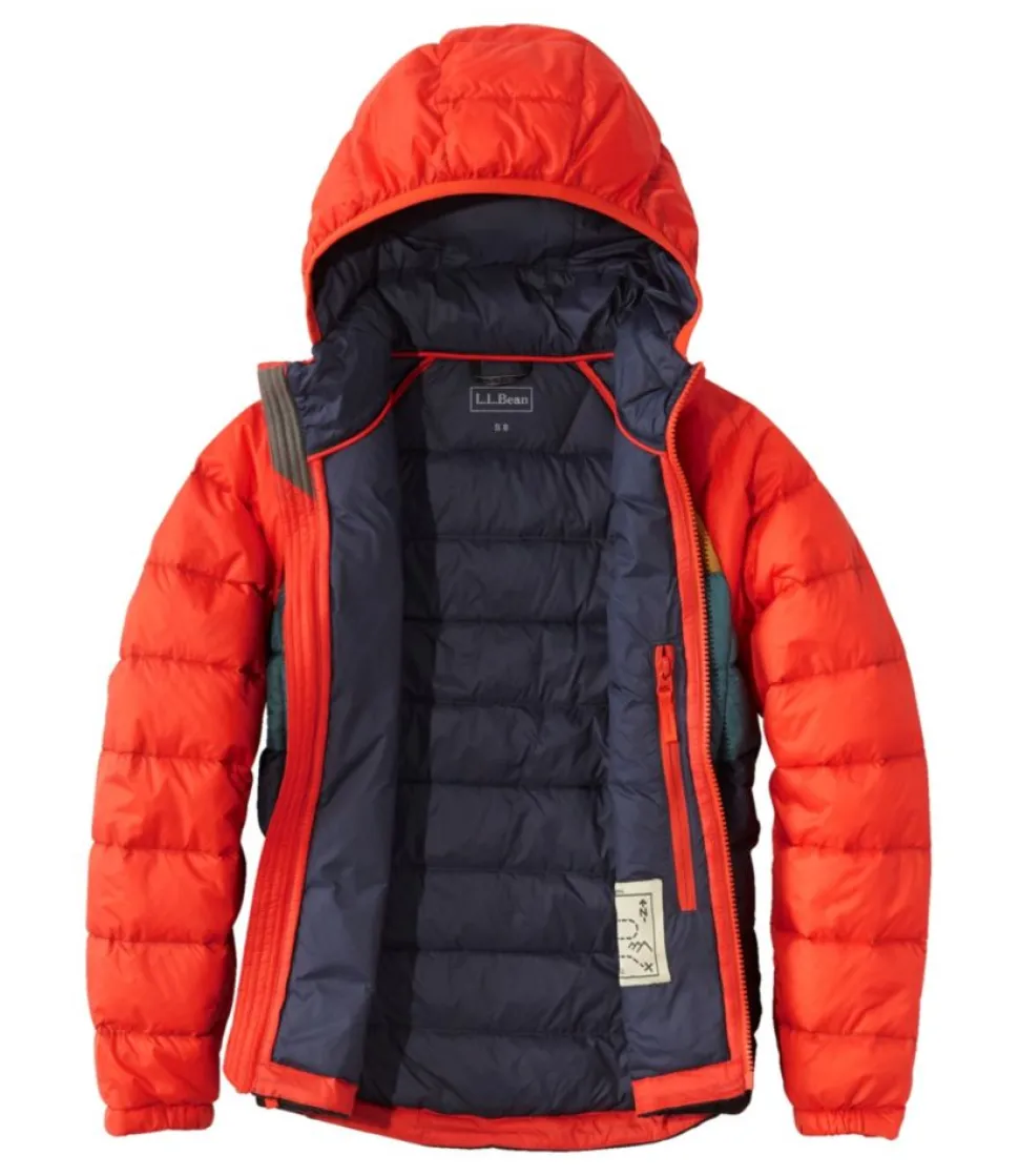Best L.L.Bean "Kids' Ultralight 650 Down Jacket, Colorblock"