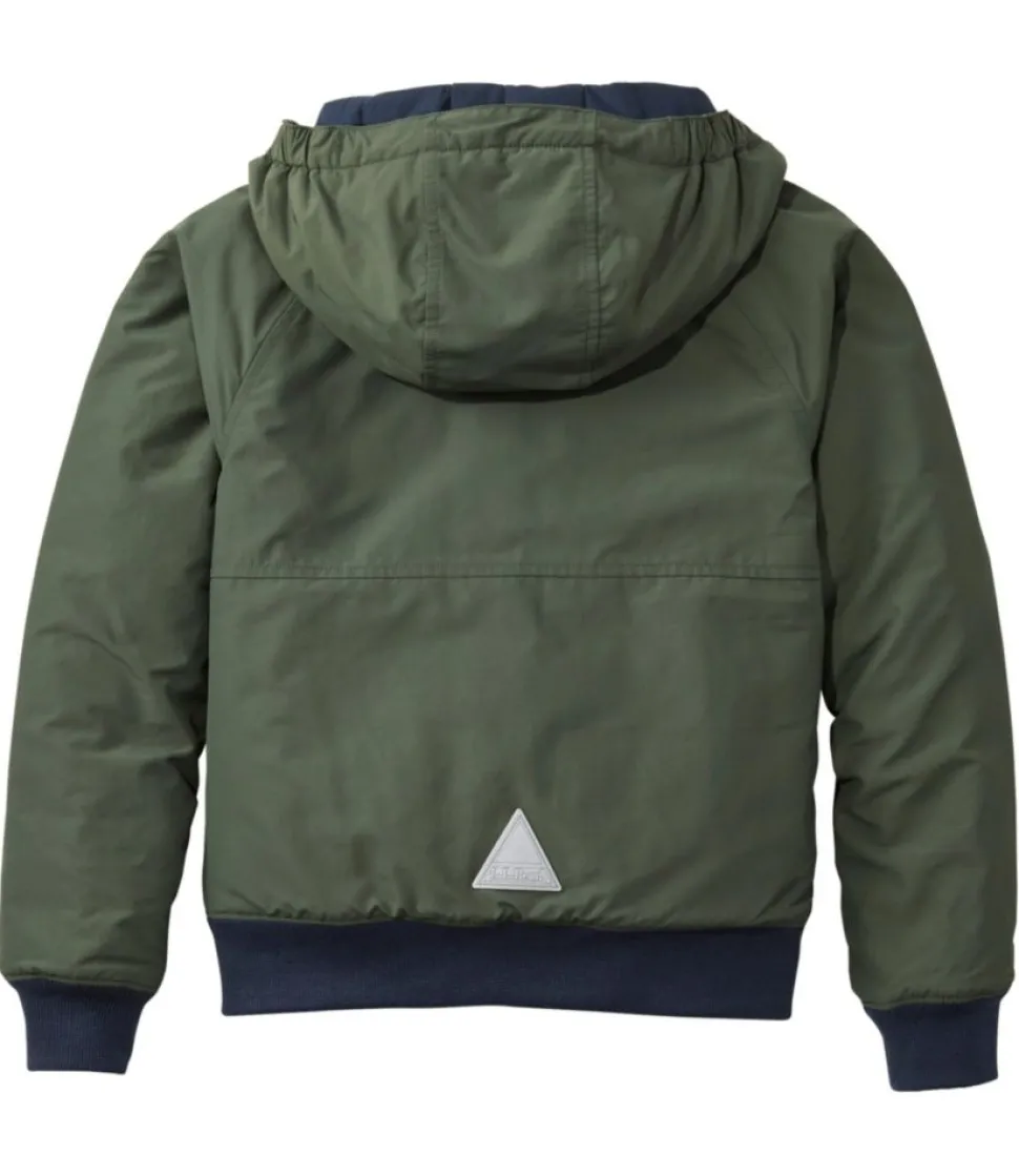 New L.L.Bean "Kids' Warm-Up Insulated Jacket" IndigoInk/Black