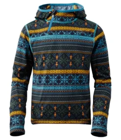 Best Sale L.L.Bean "Kids' Wicked Warm Long Underwear, Expedition-Weight Balaclava Print Top" CoalSnowflakeFairisle