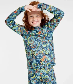 New L.L.Bean "Kids' Wicked Warm Midweight Long Underwear, Top Print"