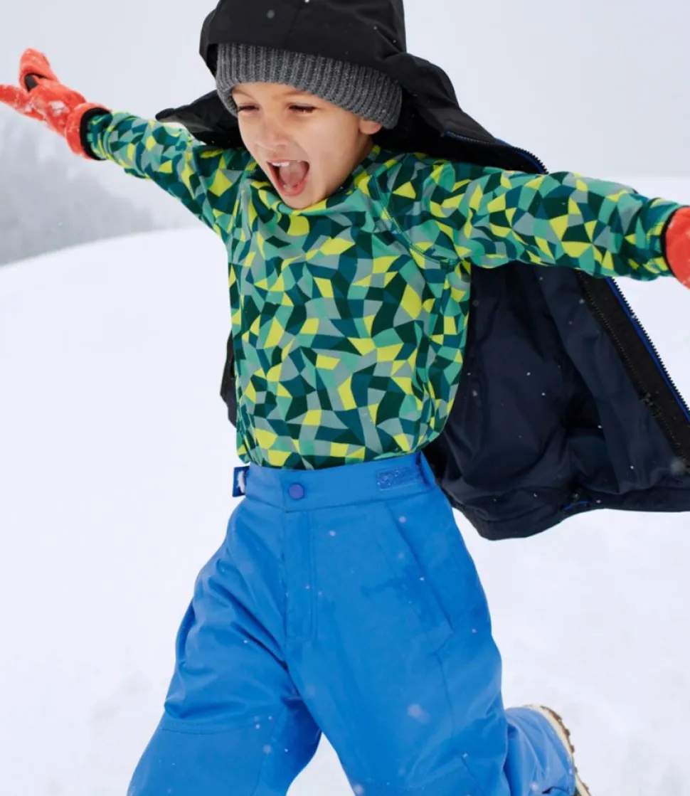 New L.L.Bean "Kids' Wicked Warm Midweight Long Underwear, Top Print"