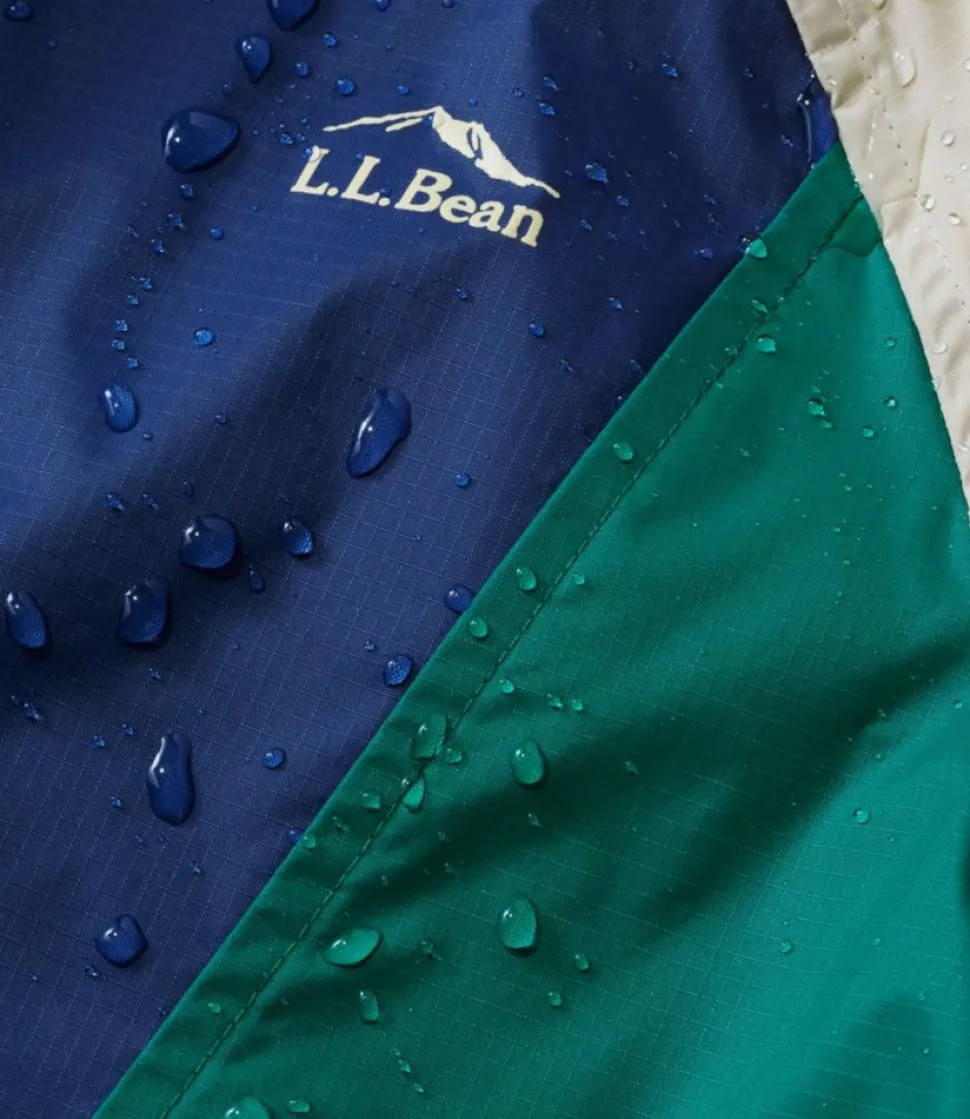 New L.L.Bean "Kids' Wind and Rain Anorak" MarineBlue/SeaBlue