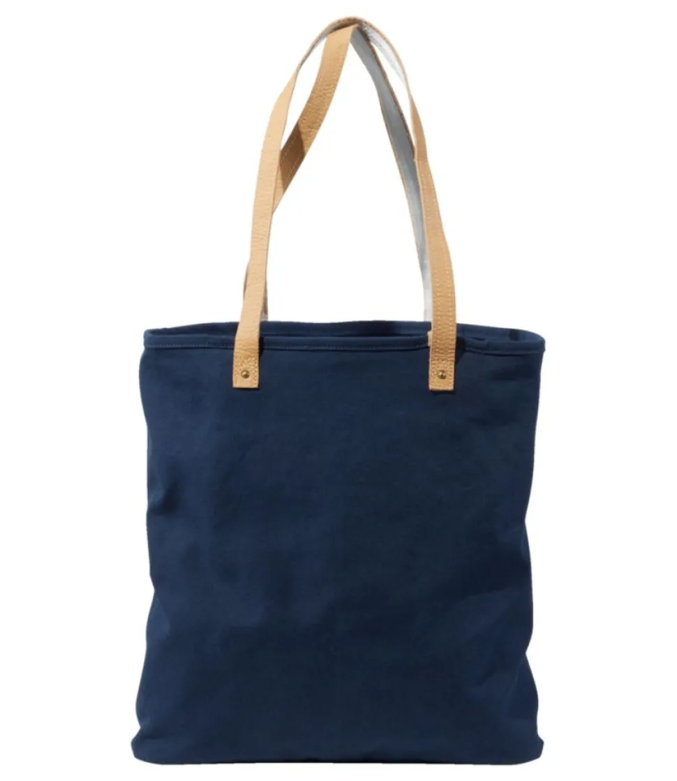 Flash Sale L.L.Bean "Leather-Handle Essential Tote Bag"