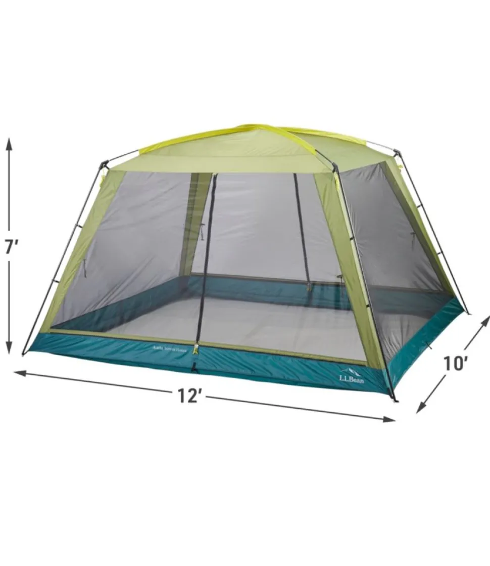 Best L.L.Bean " Acadia Family Screen House" Avocado/Chartreuse