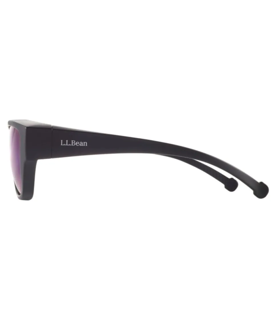 Online L.L.Bean " Classic Over The Glasses Polarized Sunglasses" MatteBlack
